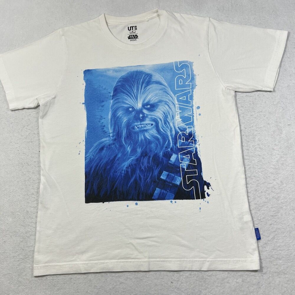 UNIQLO x Star Wars Men's Medium Chewbacca Tee Short Sleeve Graphic T Shirt - Picture 1 of 12